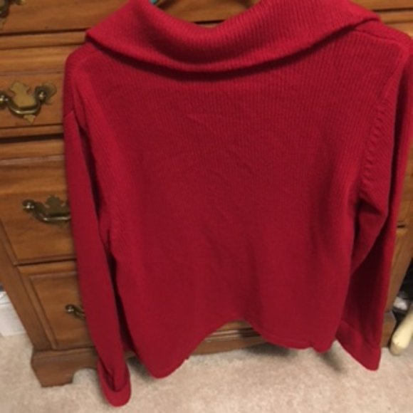 Vintage Talbots Sweater/Jacket with Toggle Buttons  Size M  Italian Yarn - Picture 10 of 10